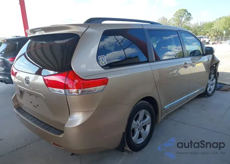 2011 Toyota Sienna Le V6 from USA, damaged, VIN 5TDKK3DC0BS122656